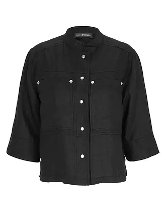 DORIS STREICH | Leinenjacke | schwarz